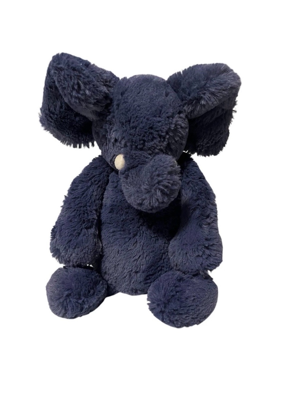 Retired Jellycat London! Bashful blue Elephant Medium 12" Plush **EUC**